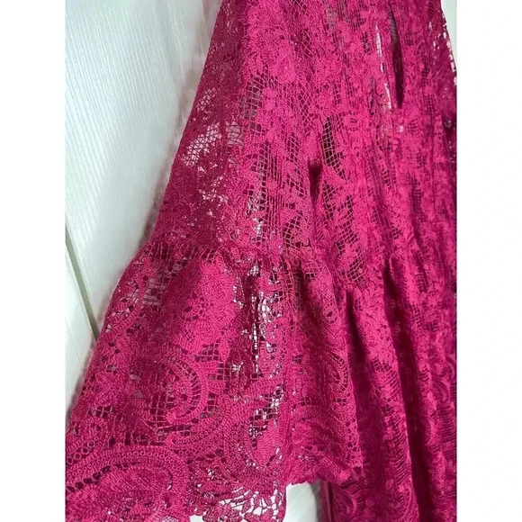 Johnny Was Harper lace Maxi dress Smokey rose size S NWT - Picture 8 of 8
